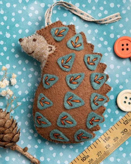 Folk Hedgehog Felt Craft Mini Kit