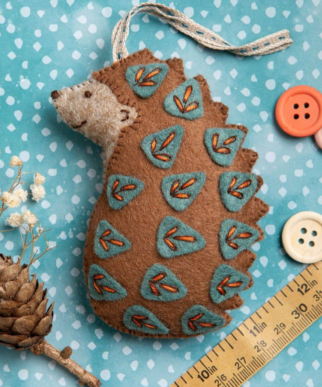 Folk Hedgehog Felt Craft Mini Kit