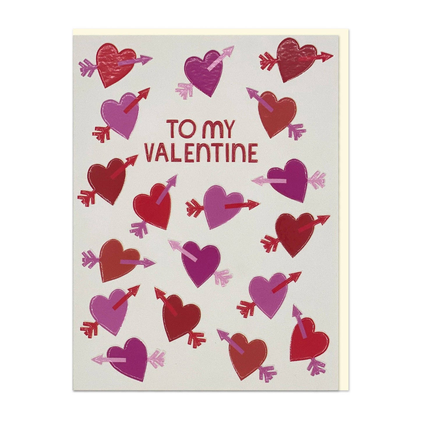 To my Valentine - Valentines Day Card - The Red Squirrel