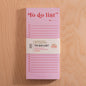 To Do List Pad | Pink & Red - The Red Squirrel