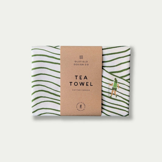 Walking Pattern Tea Towel - The Red Squirrel