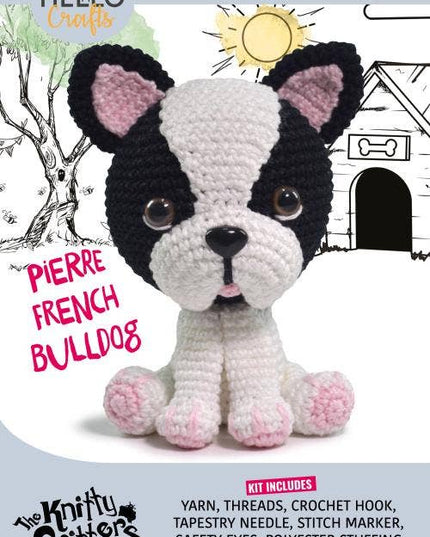 Knitty Critters - Pets - Pierre French Bulldog