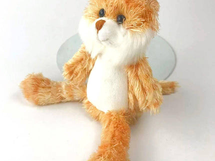 Cat Ginger Soft Toy Mini Plush Toy - 10cm