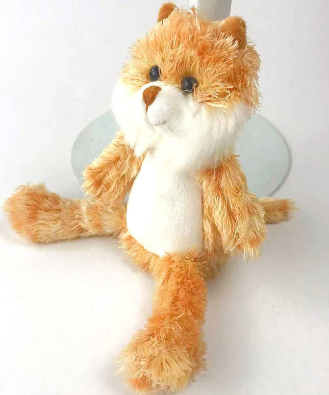 Cat Ginger Soft Toy Mini Plush Toy - 10cm