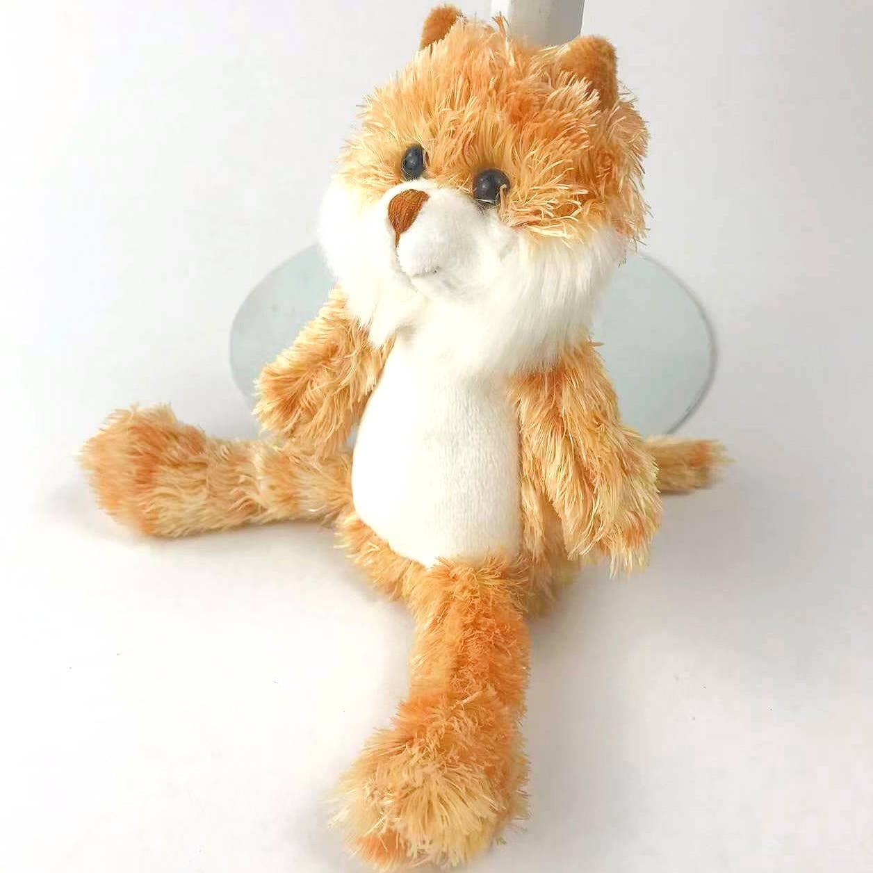 Cat Ginger Soft Toy Mini Plush Toy - 10cm - The Red Squirrel