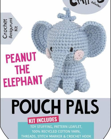 Knitty Critters - Pouch Pals 3 - Peanut The Elephant