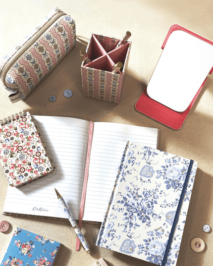 Cath Kidston A5 Notebook - Blue flowers