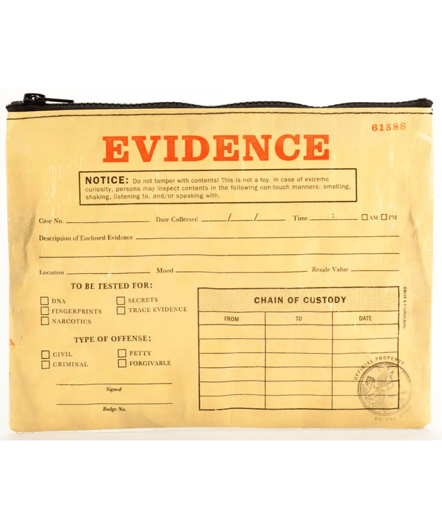 Evidence Zipper Pouch