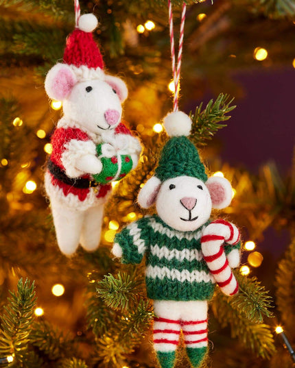 Felt Santa Elf Decoration