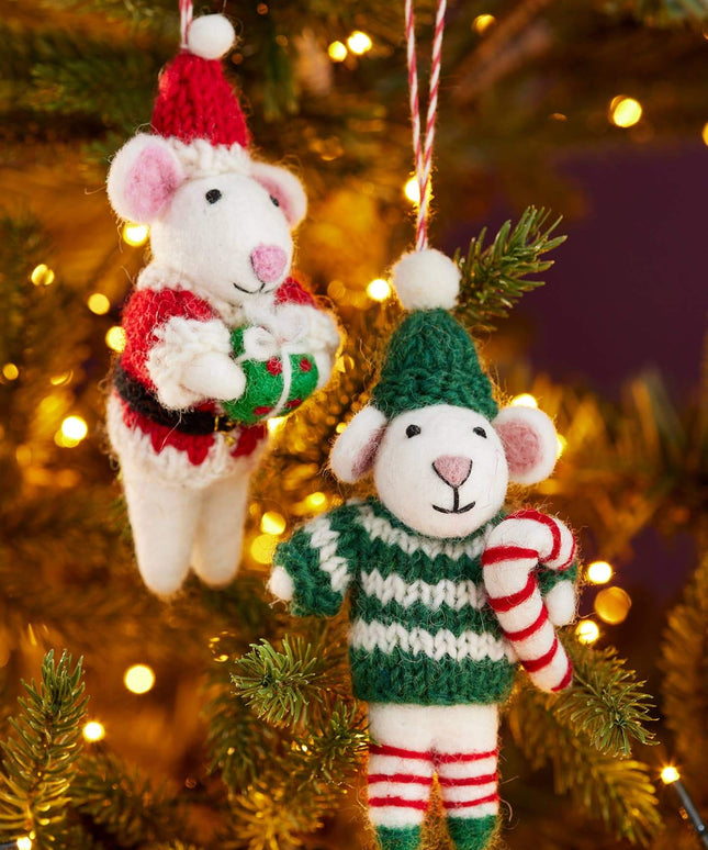 Felt Santa Elf Decoration