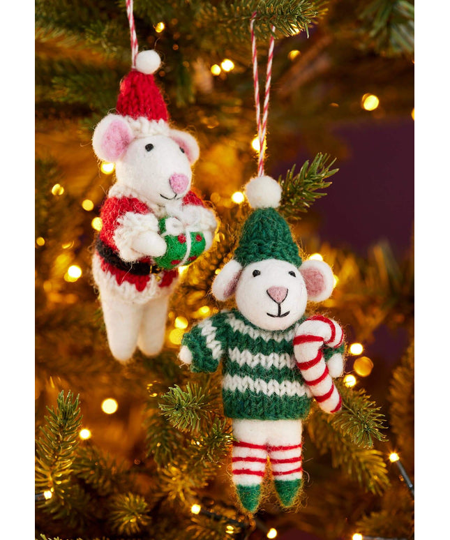 Felt Santa Elf Decoration