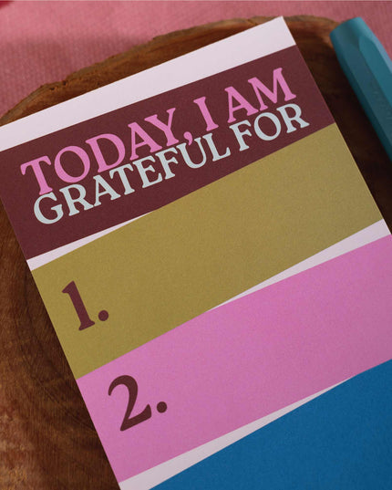 Daily Gratitude Pad | Work Hard, Play Nice | A6