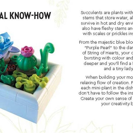 LEGO® Botanicals™: Tiny Desert Garden Book - Gardening Gift
