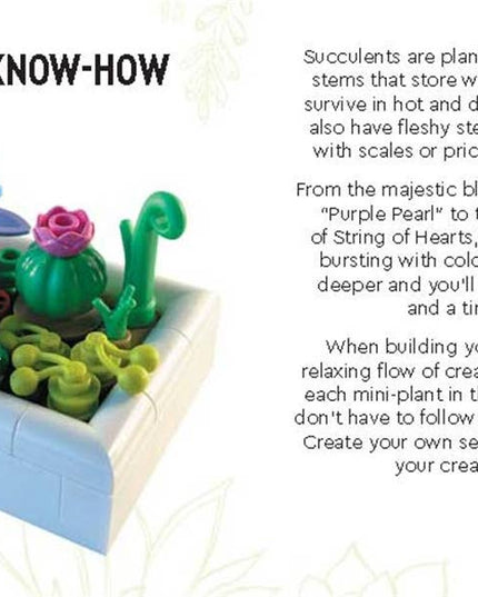 LEGO® Botanicals™: Tiny Desert Garden Book - Gardening Gift