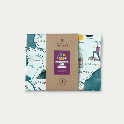 North Coast 500 Tea Towel - The Red Squirrel