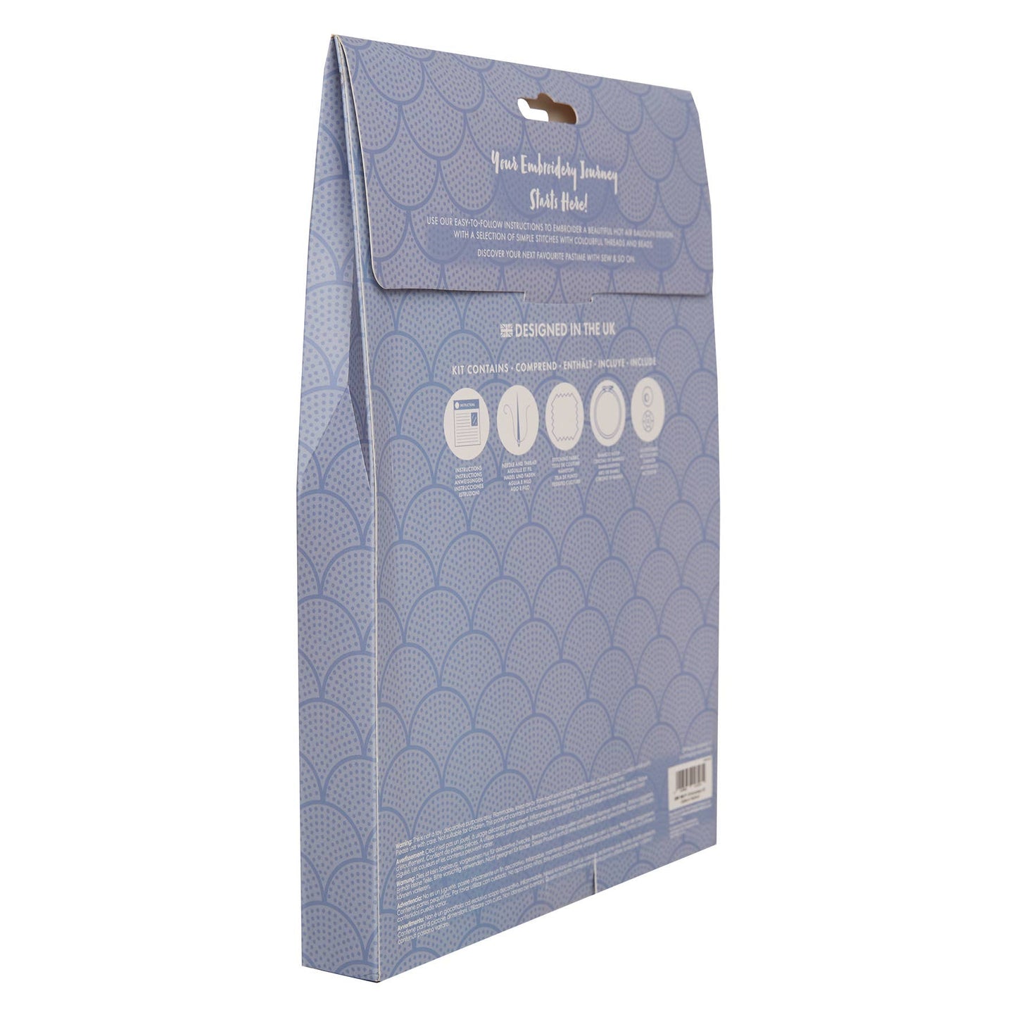 Sew & So On Embroidery Sewing Craft Kit - Balloon Festival - The Red Squirrel