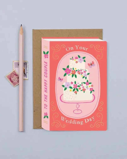 Fairytale Wedding Cake Book Card