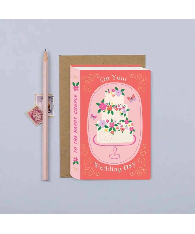 Fairytale Wedding Cake Book Card
