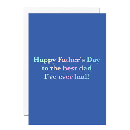 Father’s Day Card – Best Dad Funny Greetings Card - The Red Squirrel