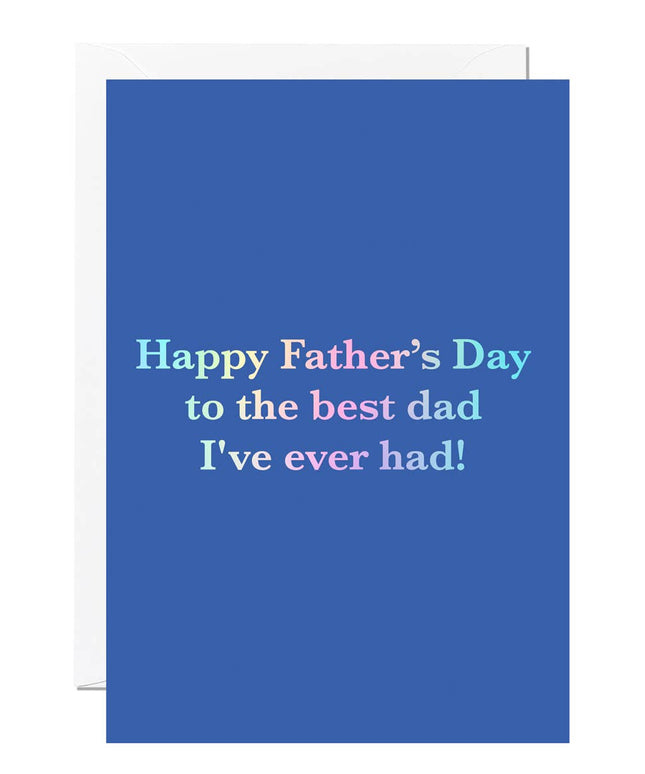Father’s Day Card – Best Dad Funny Greetings Card - The Red Squirrel