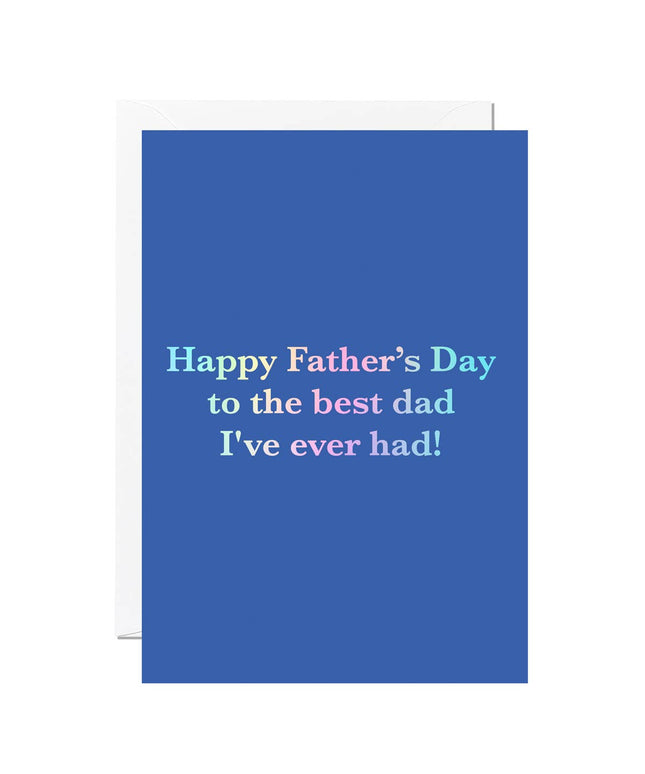 Father’s Day Card – Best Dad Funny Greetings Card - The Red Squirrel