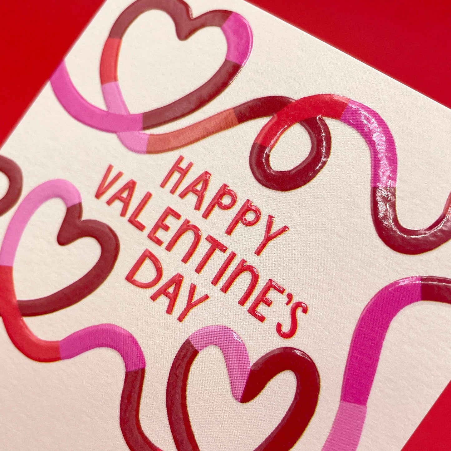 Happy Valentine's Day - Greetings Card - The Red Squirrel