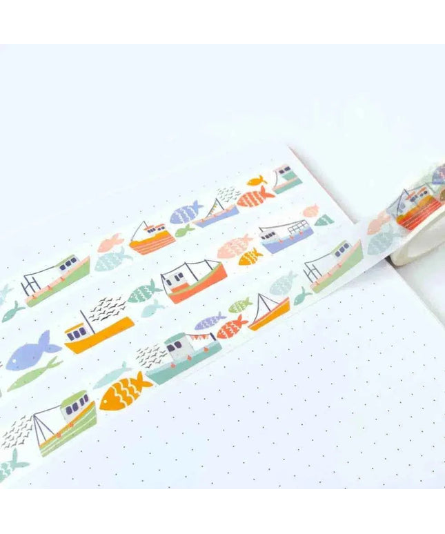 Fish and Ships Washi Tape