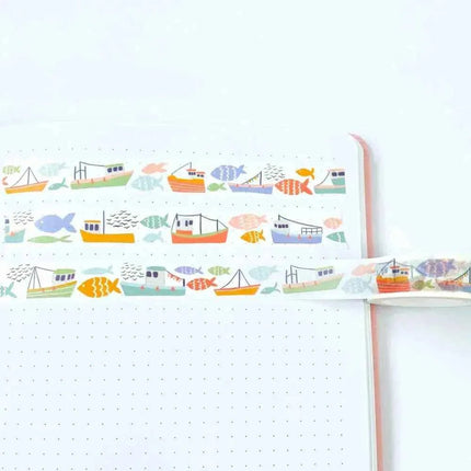 Fish and Ships Washi Tape