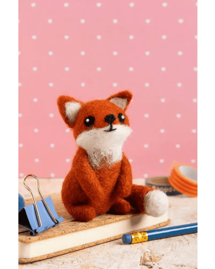 Fox Cub Mini Needle Felting Kit | Complete Craft Kit