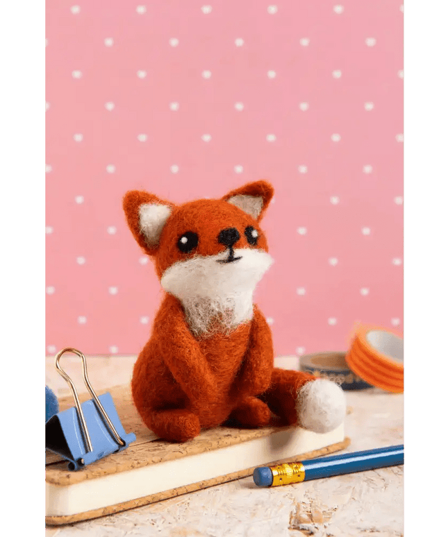 Fox Cub Mini Needle Felting Kit | Complete Craft Kit