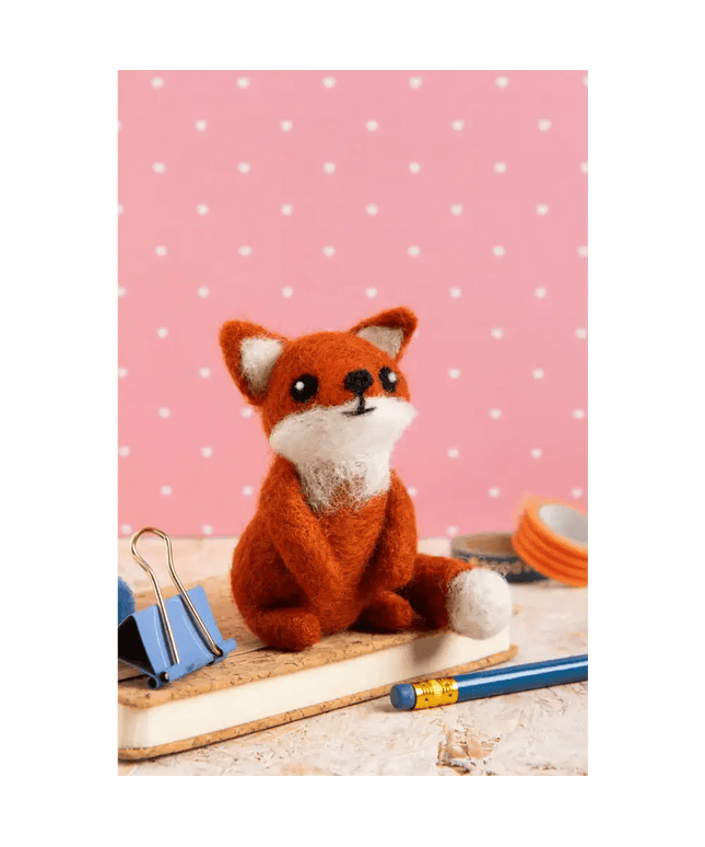 Fox Cub Mini Needle Felting Kit | Complete Craft Kit