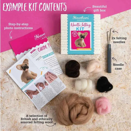 Fox Cub Mini Needle Felting Kit | Complete Craft Kit