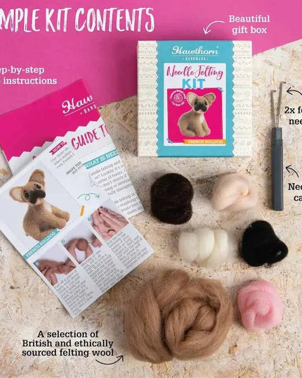 Fox Cub Mini Needle Felting Kit | Complete Craft Kit
