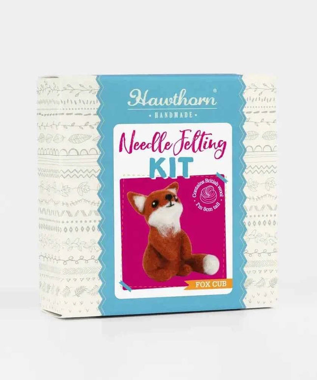 Fox Cub Mini Needle Felting Kit | Complete Craft Kit