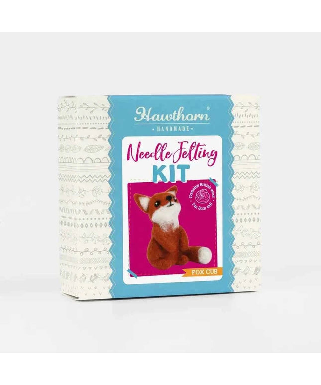 Fox Cub Mini Needle Felting Kit | Complete Craft Kit