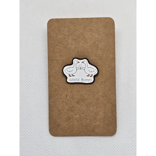 Fun pin badges - Enamel Goose bumps - Pin badges