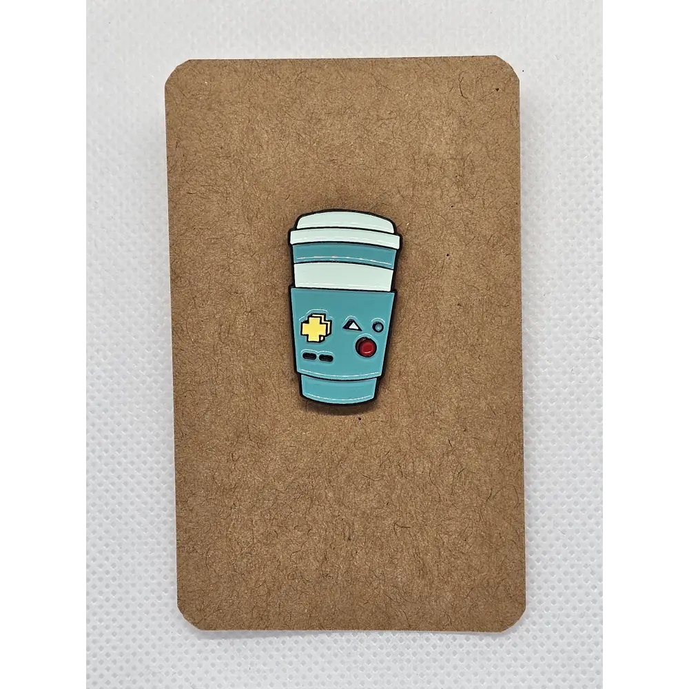 Funky takeaway cup enamel pin badge - Pin badges