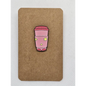 Funky takeaway cup enamel pin badge - Pin badges