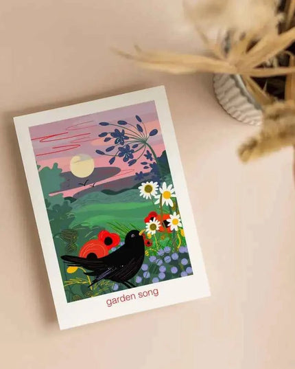 Garden song - greeting card nature