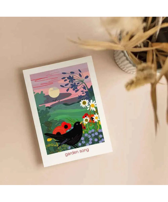 Garden song - greeting card nature
