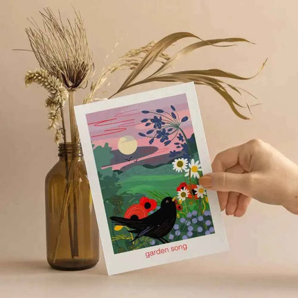 Garden song - greeting card nature