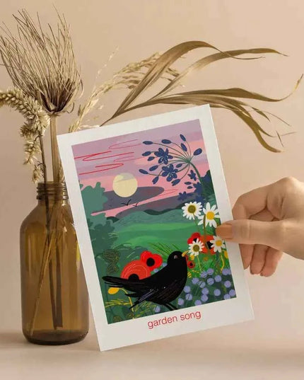 Garden song - greeting card nature
