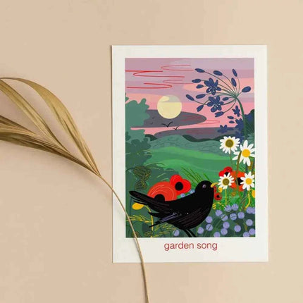 Garden song - greeting card nature