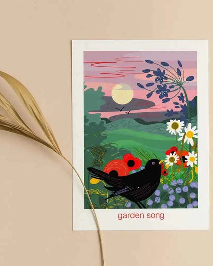 Garden song - greeting card nature
