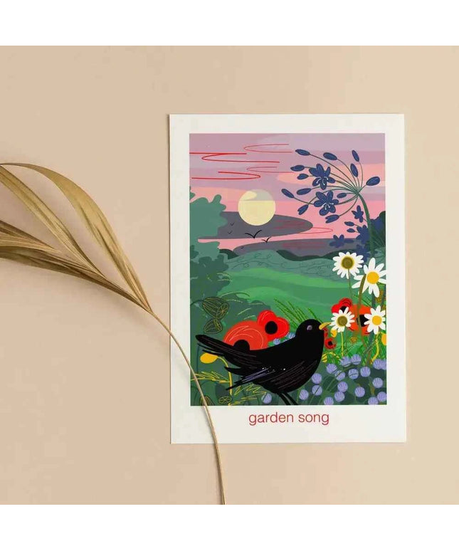 Garden song - greeting card nature