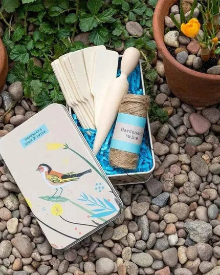 Gardener's Tools And Twine in a Tin - Your Garden