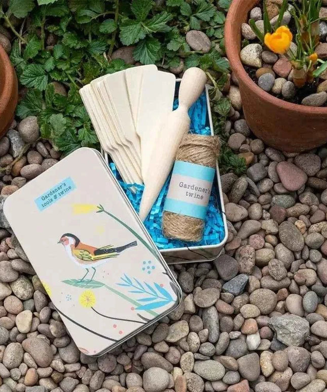 Gardener's Tools And Twine in a Tin - Your Garden