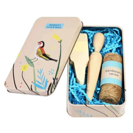 Gardener's Tools And Twine in a Tin - Your Garden