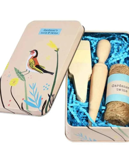 Gardener's Tools And Twine in a Tin - Your Garden