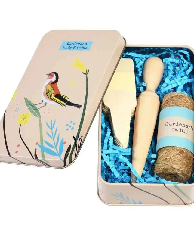 Gardener's Tools And Twine in a Tin - Your Garden